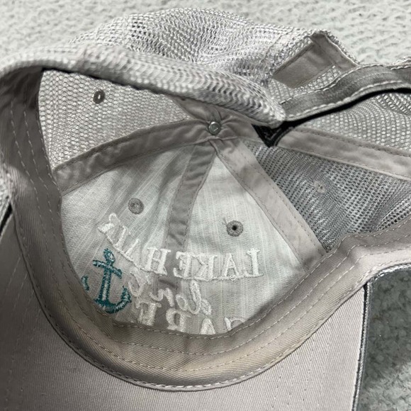 Lake Hair Dont Care Hat Women Trucker Hat One Size NG Strapback Distressed - Picture 5 of 8